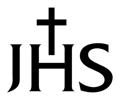 Monogram IHS je zkratkou Ježíšova jména (řecky iota-eta-sigma - ΙΗΣ), ale vykládá se i jinak, např. Iesus Hominum Salvator - Ježíš, Spasitel lidí.