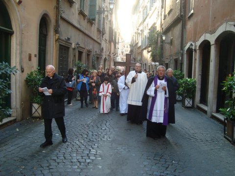 Křížová cesta v římských uličkách, 2009