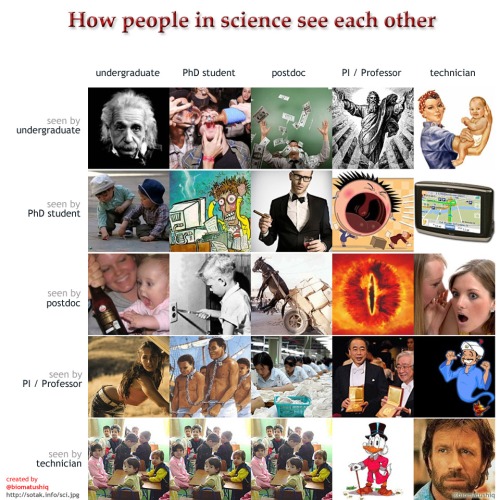 Jak vědci vidí jeden druhého / How people in Science see each other